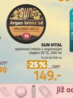 Rossmann Sun vital opalovací máslo nabídka