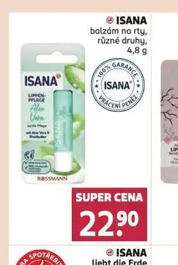 Rossmann Isana balzám na rty nabídka