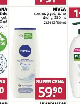 Rossmann Nivea sprchový gel nabídka