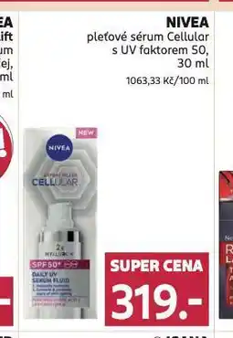 Rossmann Nivea pleťové sérum nabídka