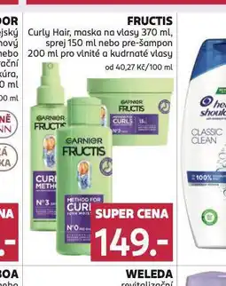 Rossmann Fructis maska na vlasy, šampon nabídka