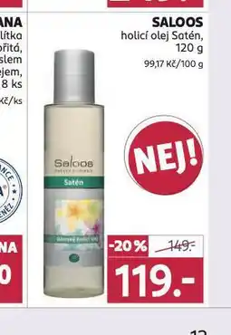 Rossmann Saloos holicí olej satén nabídka