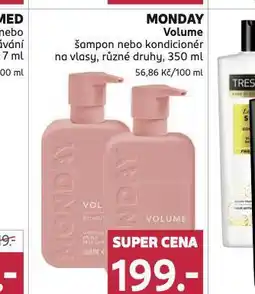 Rossmann Monday volume šampon, kondicioner nabídka