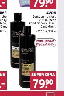 Rossmann Avon šampon, kondicioner nabídka