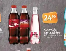 Coop Coca cola, fanta, kinley nabídka