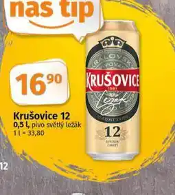 Coop Krušovice královský ležák 12 nabídka