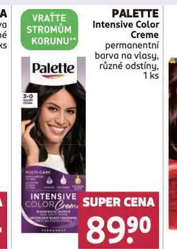 Rossmann Palette intensive color creme permanentní barva na vlasy nabídka