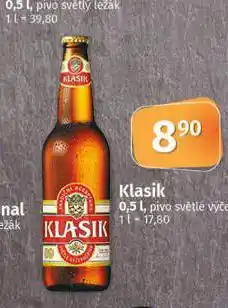 Coop Pivo klasik nabídka