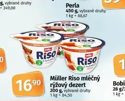 Coop Müller riso mléčný rýžový dezert nabídka