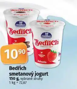 Coop Bedřich smetanový jogurt nabídka