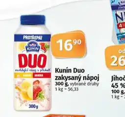 Coop Kunín duo zakysaný mléčný nápoj nabídka