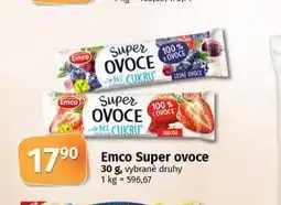 Coop Emco super ovoce nabídka