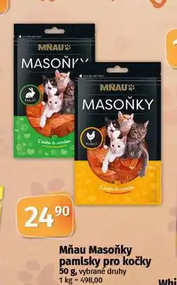 Coop Mňau masoňky pamlsky pro kočky nabídka