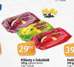 Coop Piškoty v čokoládě nabídka