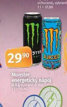 Coop Monster energy drink nabídka