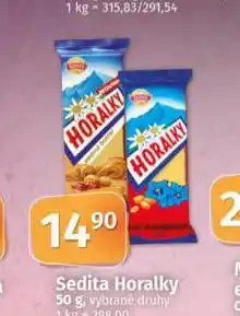 Coop Sedita horalky nabídka