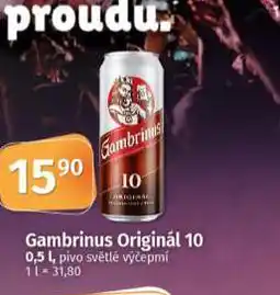 Coop Pivo gambrinus originál 10 nabídka