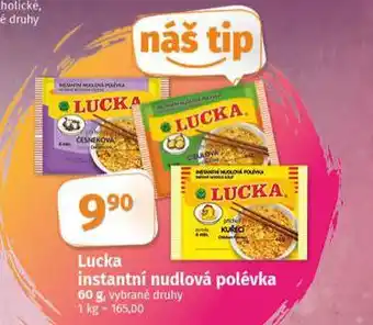 Coop Lucka instantní nudlová polévka nabídka