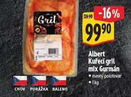 Albert Kuřecí gril mix gurmán nabídka