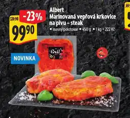 Albert Marinovaná vepřová krkovice na pivu nabídka