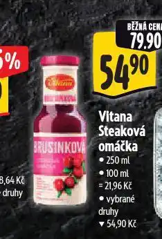 Albert Steaková omáčka vitana nabídka