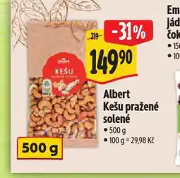 Albert Kešu pražené solené nabídka
