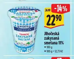 Albert Jihočeská zakysaná smetana nabídka