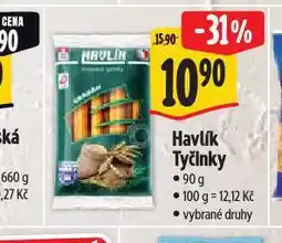 Albert Havlík tyčinky nabídka