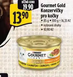 Albert Gourmet gold konzervy pro kočky nabídka