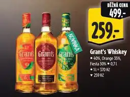 Albert Grant's triple wood whisky nabídka