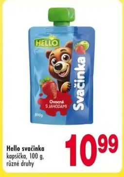 Qanto HELLO svačinka nabídka