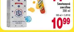 Qanto Smetanová zmrzlina nabídka