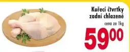 Qanto Kuřecí čtvrtky zadní chlazené nabídka
