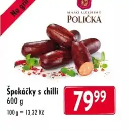 Qanto Špekáčky s chilli nabídka