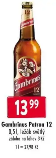 Qanto Gambrinus Patron 12 nabídka