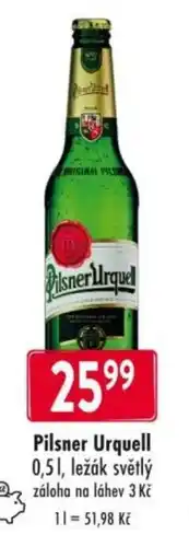 Qanto Pilsner Urquell nabídka