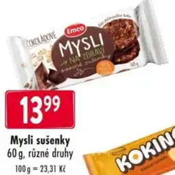 Qanto Mysli sušenky nabídka