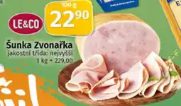 COOP TIP Šunka Zvonařka nabídka