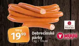 COOP TIP Debrecínské párky nabídka