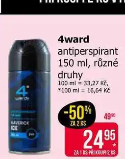 Teta 4ward antiperspirant 150 ml, různé druhy nabídka