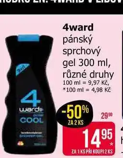 Teta 4ward pánský sprchový gel 300 ml, různé druhy nabídka