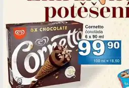 Jip Cornetto čokoláda 6 x 90 ml nabídka