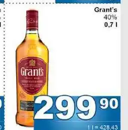 Jip Grant's 40% 0,7l nabídka
