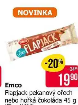 Teta Flapjack pekanový ořech nebo hořká čokoláda 45 g nabídka