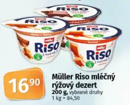 COOP TIP Müller Riso mléčný rýžový dezert nabídka
