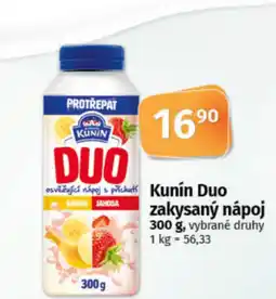 COOP TIP Kunín Duo zakysaný nápoj nabídka