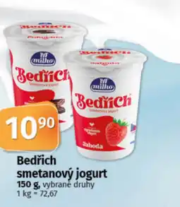 COOP TIP Bedřich smetanový jogurt nabídka
