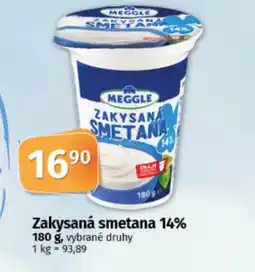 COOP TIP MEGGLE Zakysaná smetana 14% nabídka