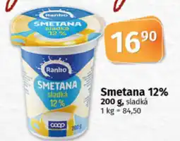 COOP TIP Smetana 12% nabídka