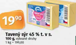 COOP TIP Tavený sýr 45% t. v s. nabídka